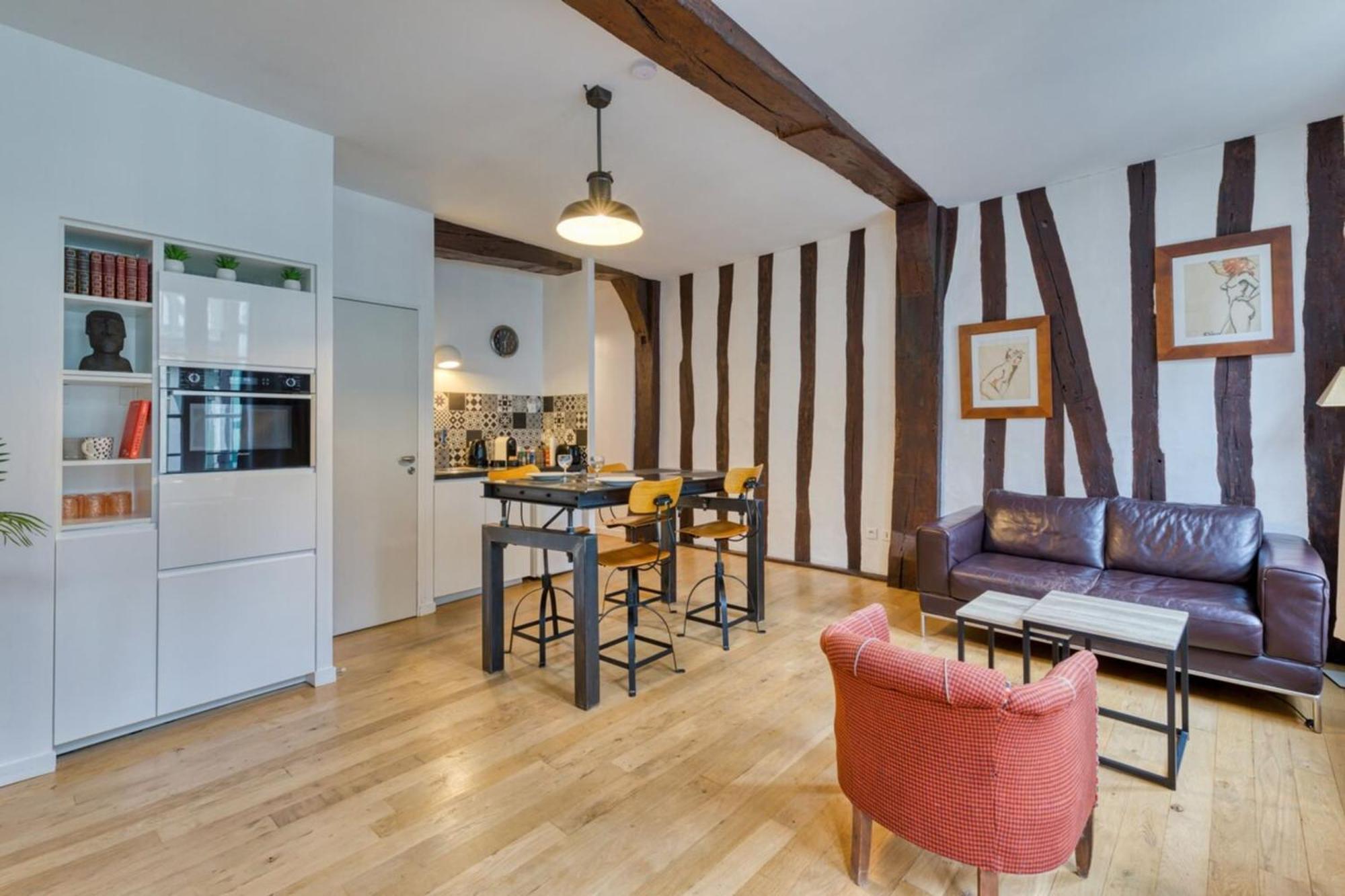 Le Charmant F2 Rue Du Gros Horloge A Rouen! 外观 照片