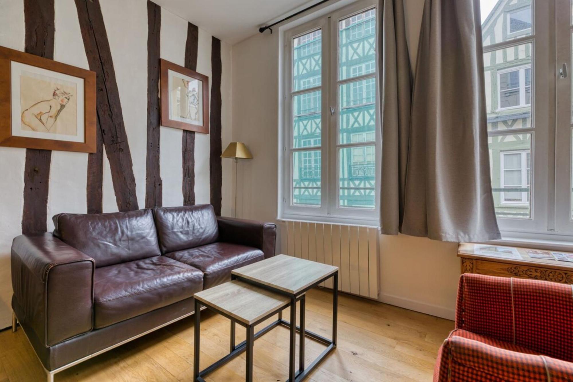 Le Charmant F2 Rue Du Gros Horloge A Rouen! 外观 照片